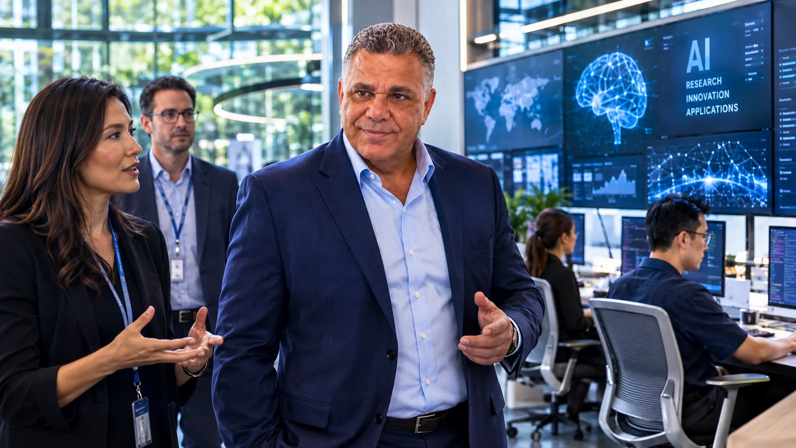 Lorenzo Suarez in an artificial intelligence and technology environment