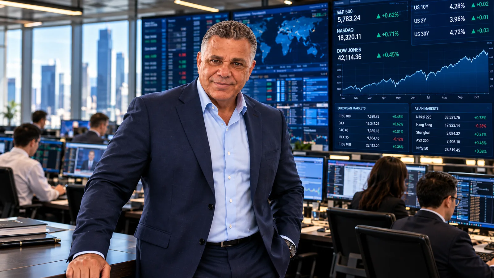 Lorenzo Suarez in a financial markets environment